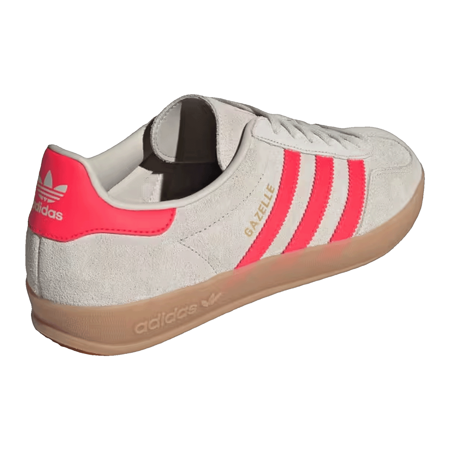 adidas Gazelle Indoor Beige Lucid Red Back JR3840