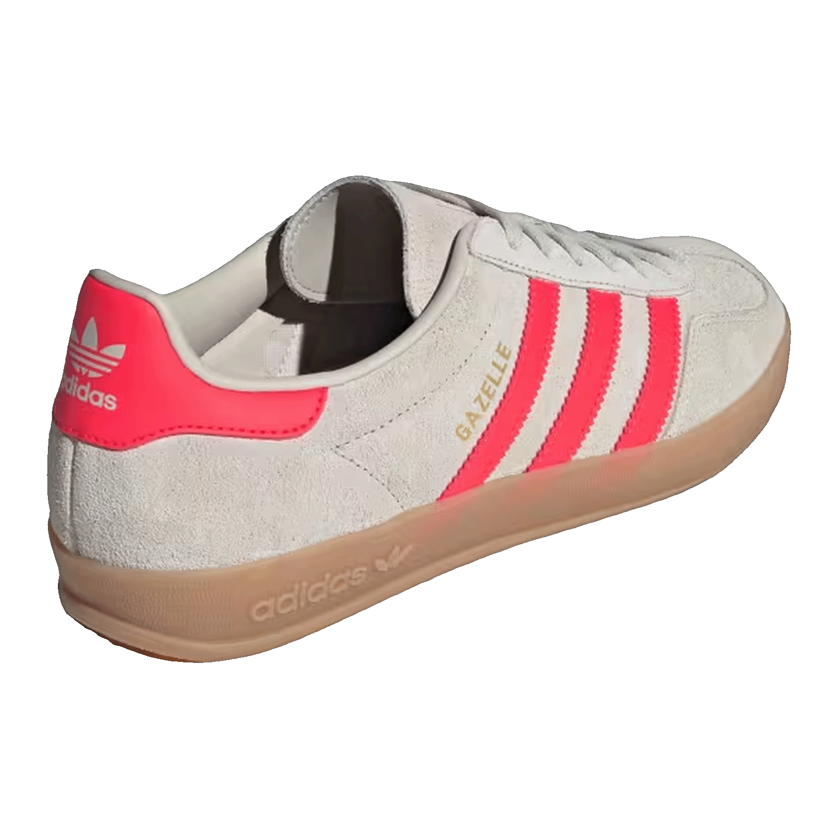adidas Gazelle Indoor Beige Lucid Red Back JR3840