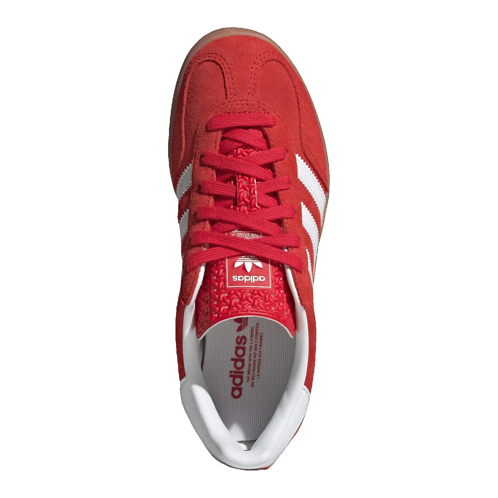 adidas Gazelle Indoor Better Scarlet Cloud White Gum (GS) Oben JS3801