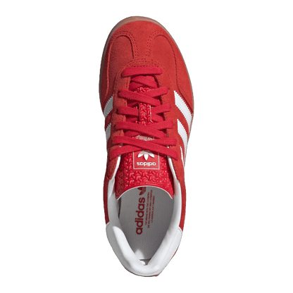 adidas Gazelle Indoor Better Scarlet Cloud White Gum (GS) Oben JS3801