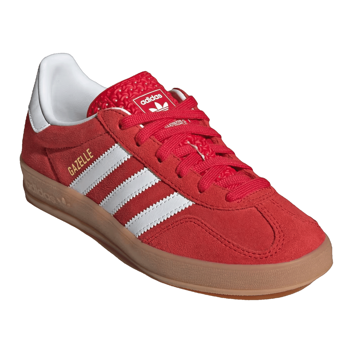 adidas Gazelle Indoor Better Scarlet Cloud White Gum (GS) Side JS3801