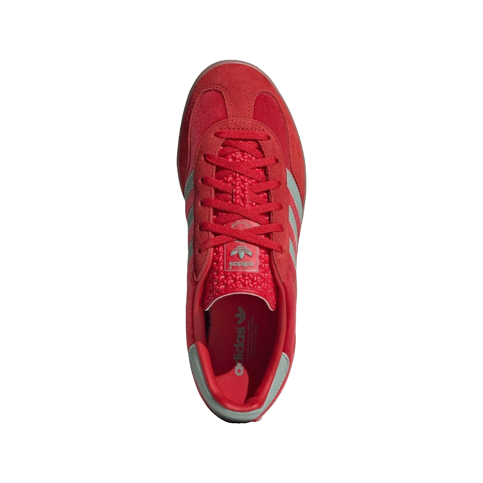 adidas Gazelle Indoor Better Scarlet Hazy Green (W) Oben