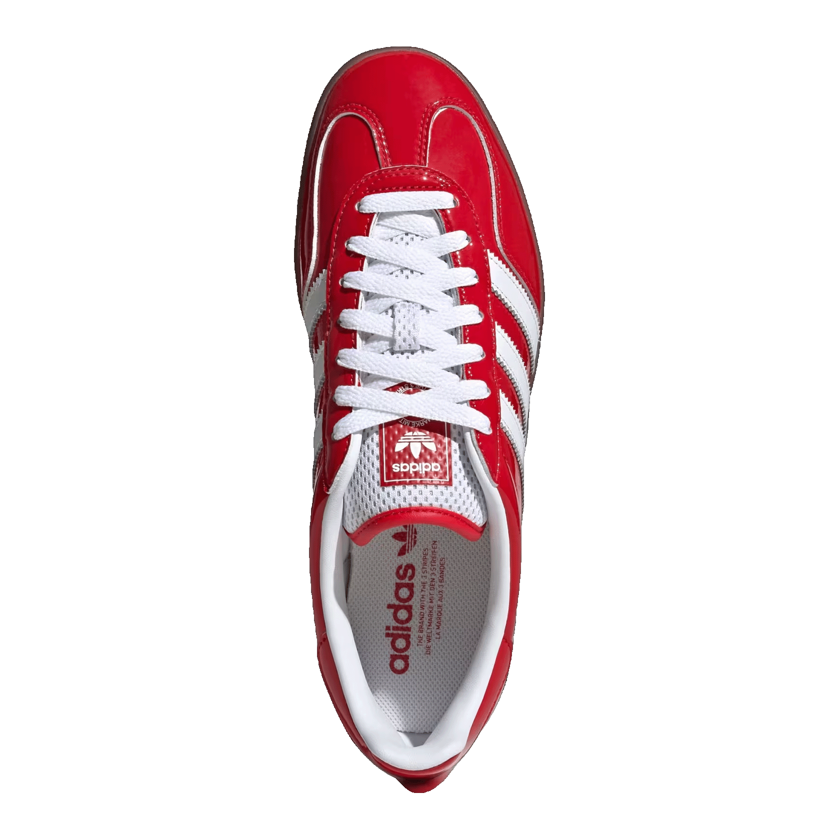 adidas Gazelle Indoor Better Scarlet Patent Leather Oben