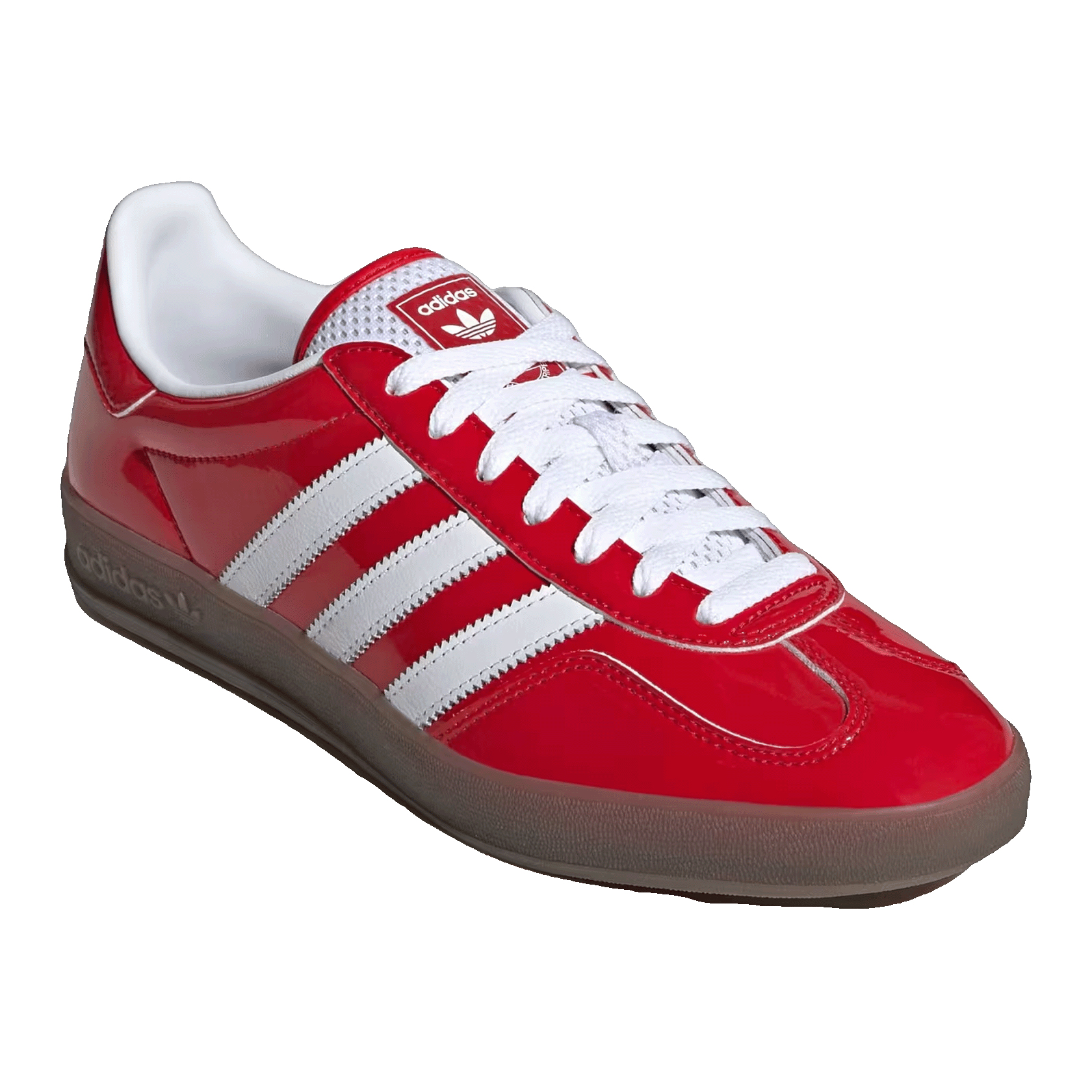 adidas Gazelle Indoor Better Scarlet Patent Leather Side
