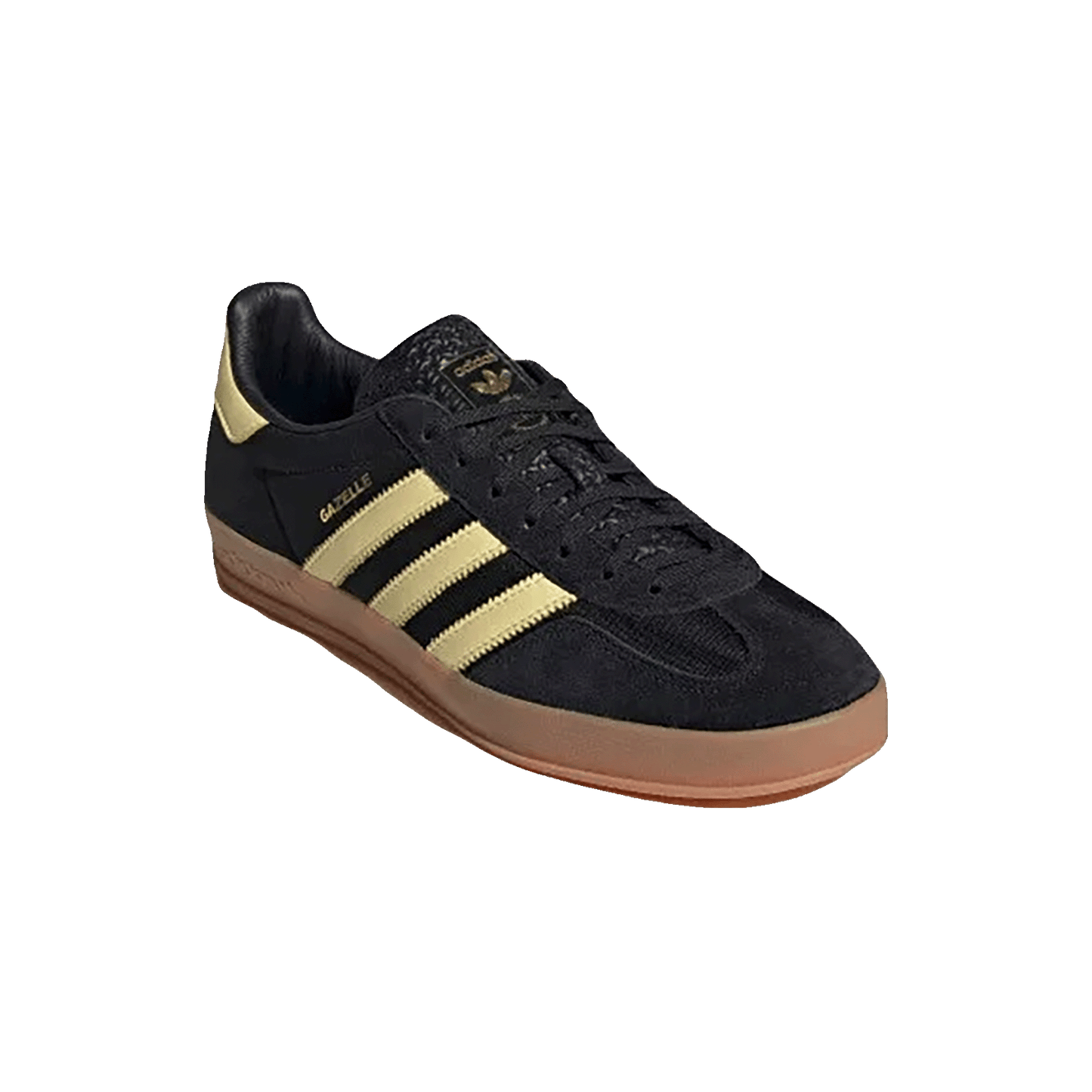 adidas Gazelle Indoor Black Almost Yellow Gum Side