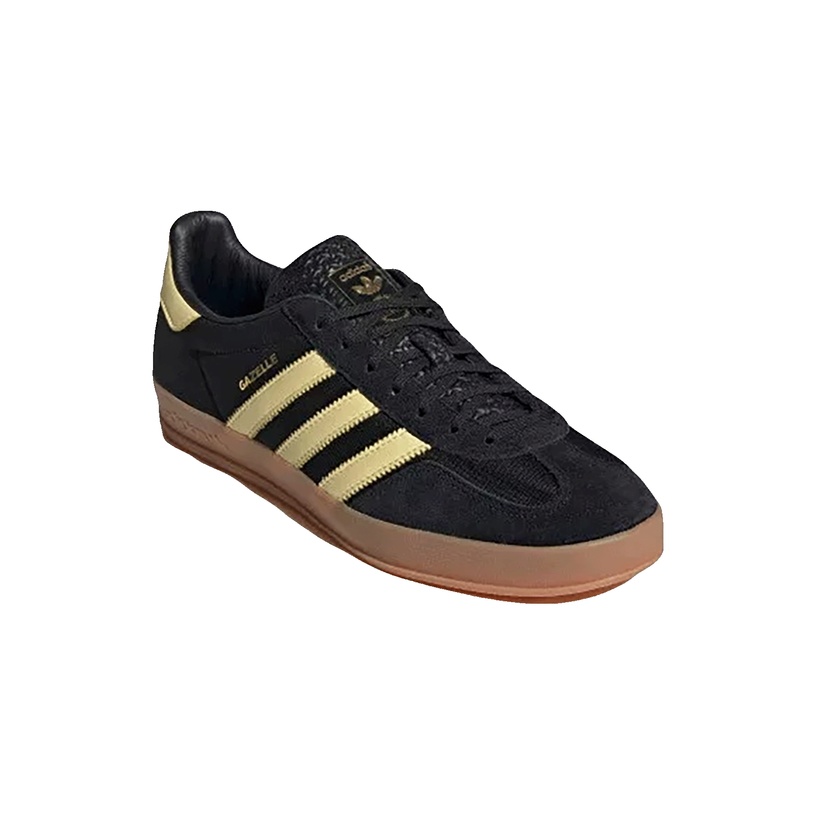 adidas Gazelle Indoor Black Almost Yellow Gum Side