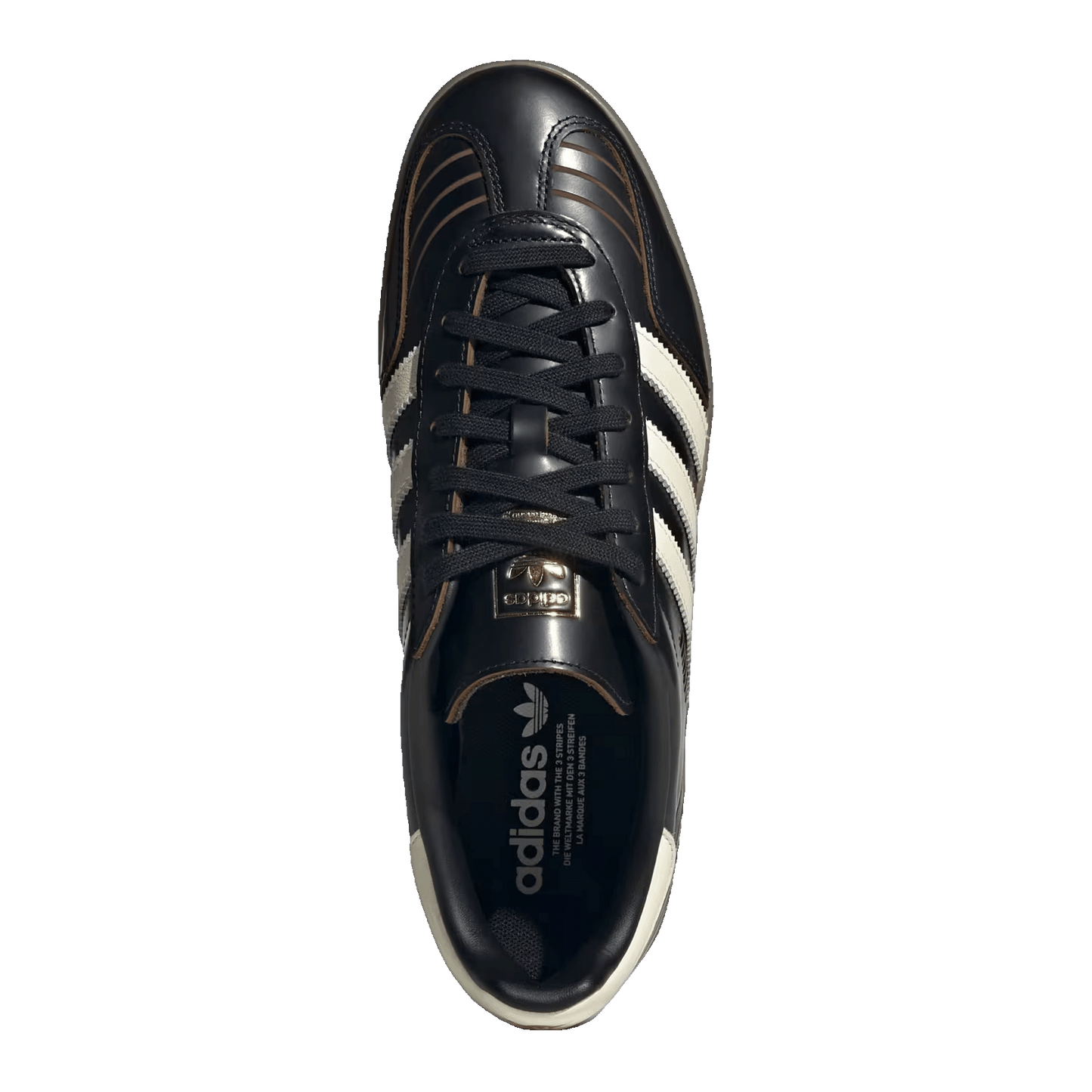 adidas Gazelle Indoor Black Cream White Gum Oben IH9679
