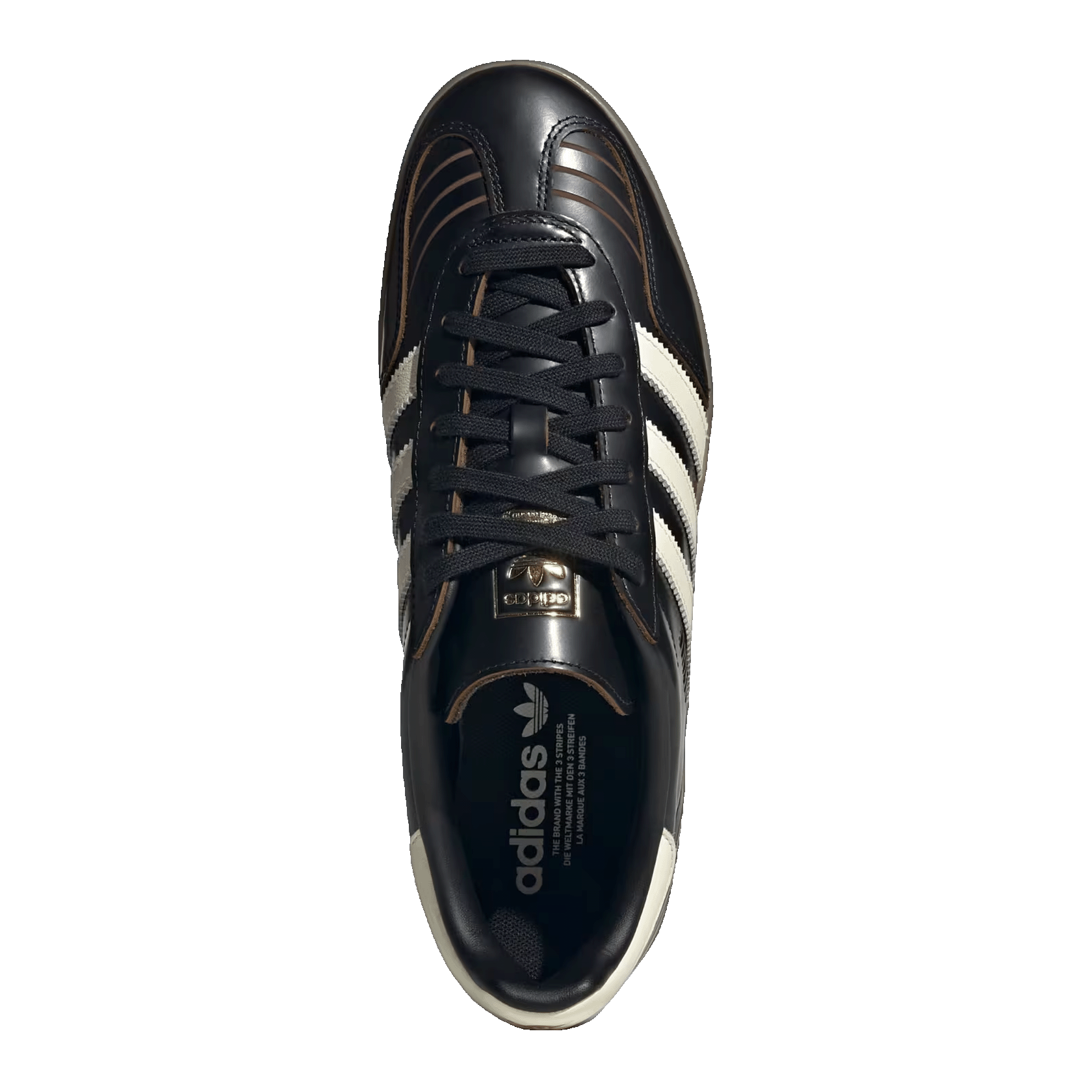 adidas Gazelle Indoor Black Cream White Gum Oben IH9679