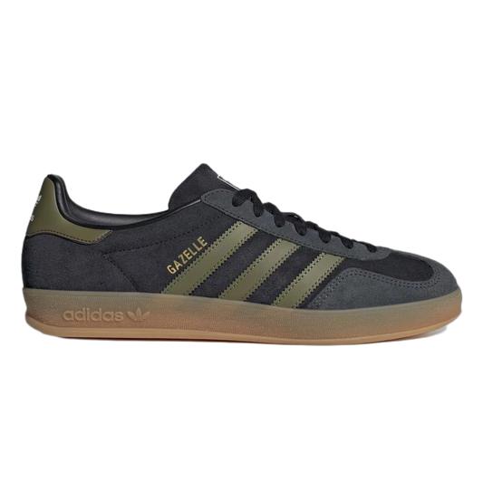 adidas Gazelle Indoor Black Focus Olive Carbon JQ8399