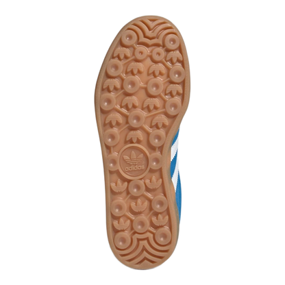 adidas Gazelle Indoor Blue Bird Cloud White Gum (GS) Sohle JS3802