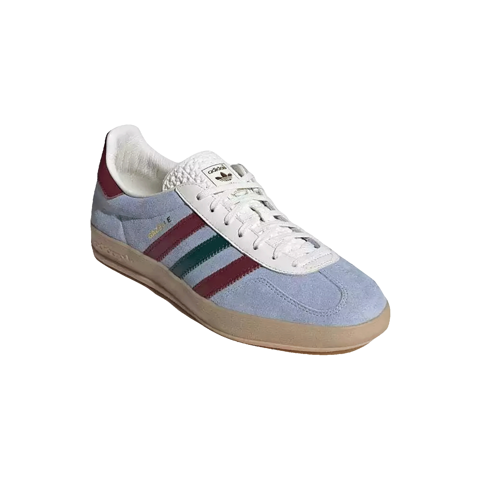 adidas Gazelle Indoor Blue Dawn Collegiate Burgundy Side