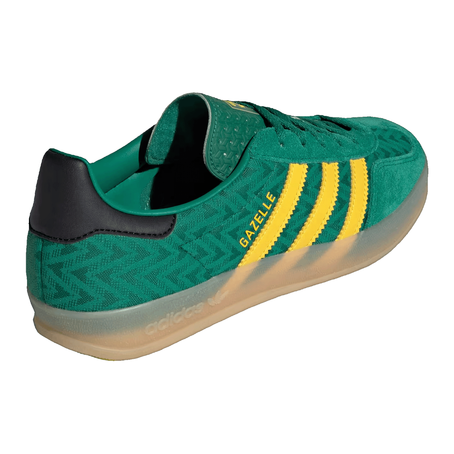 adidas Gazelle Indoor Bold Green EQT Yellow (W) Back JR2416