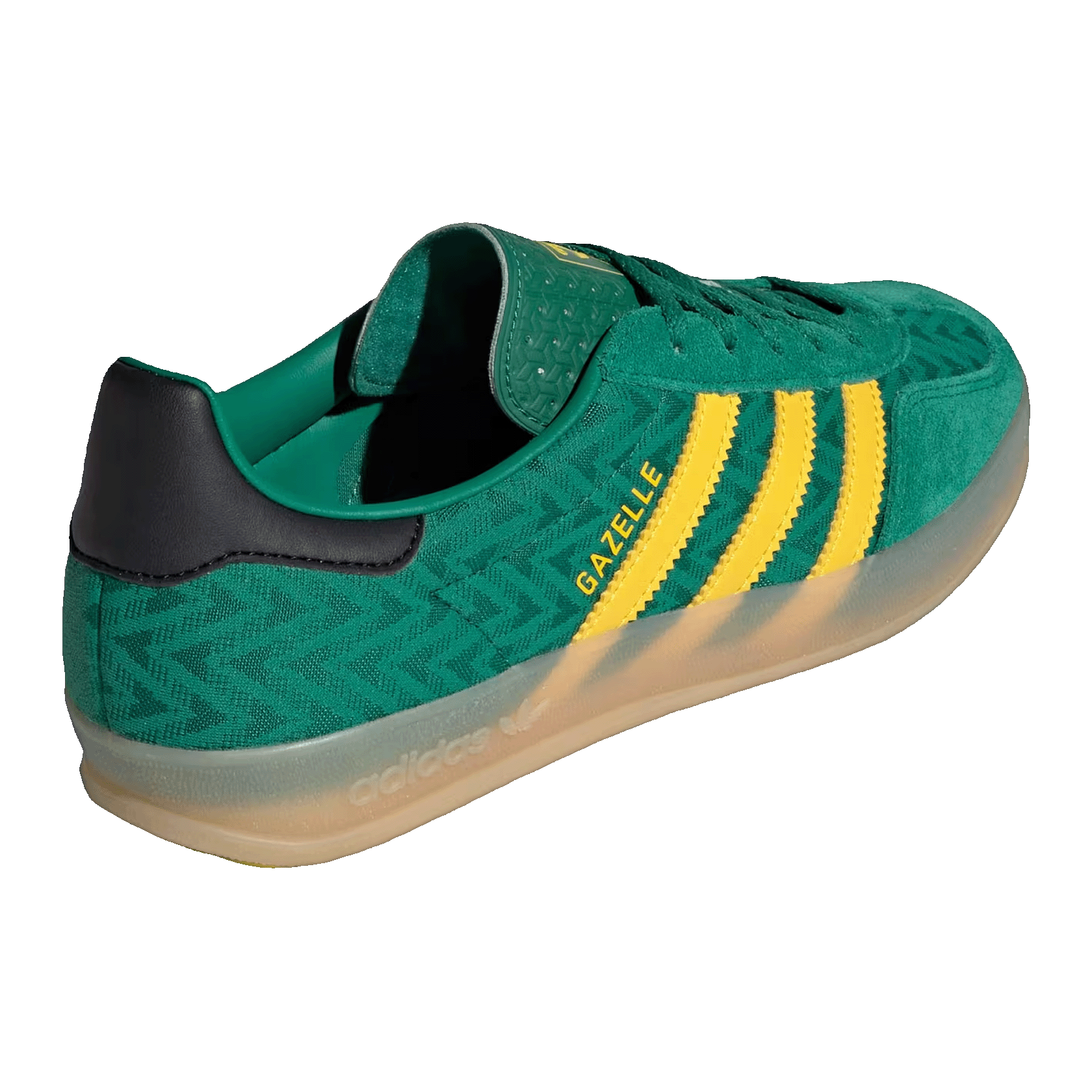adidas Gazelle Indoor Bold Green EQT Yellow (W) Back JR2416