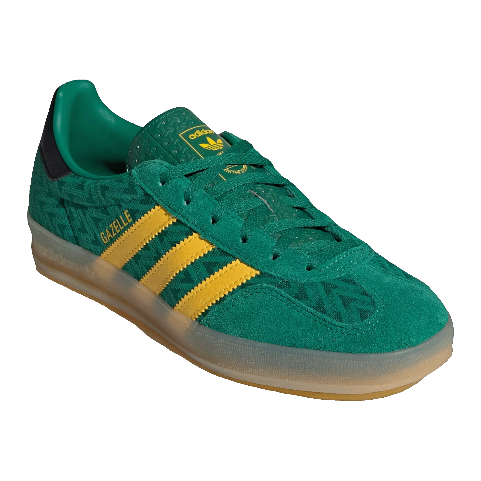 adidas Gazelle Indoor Bold Green EQT Yellow (W) Side JR2416