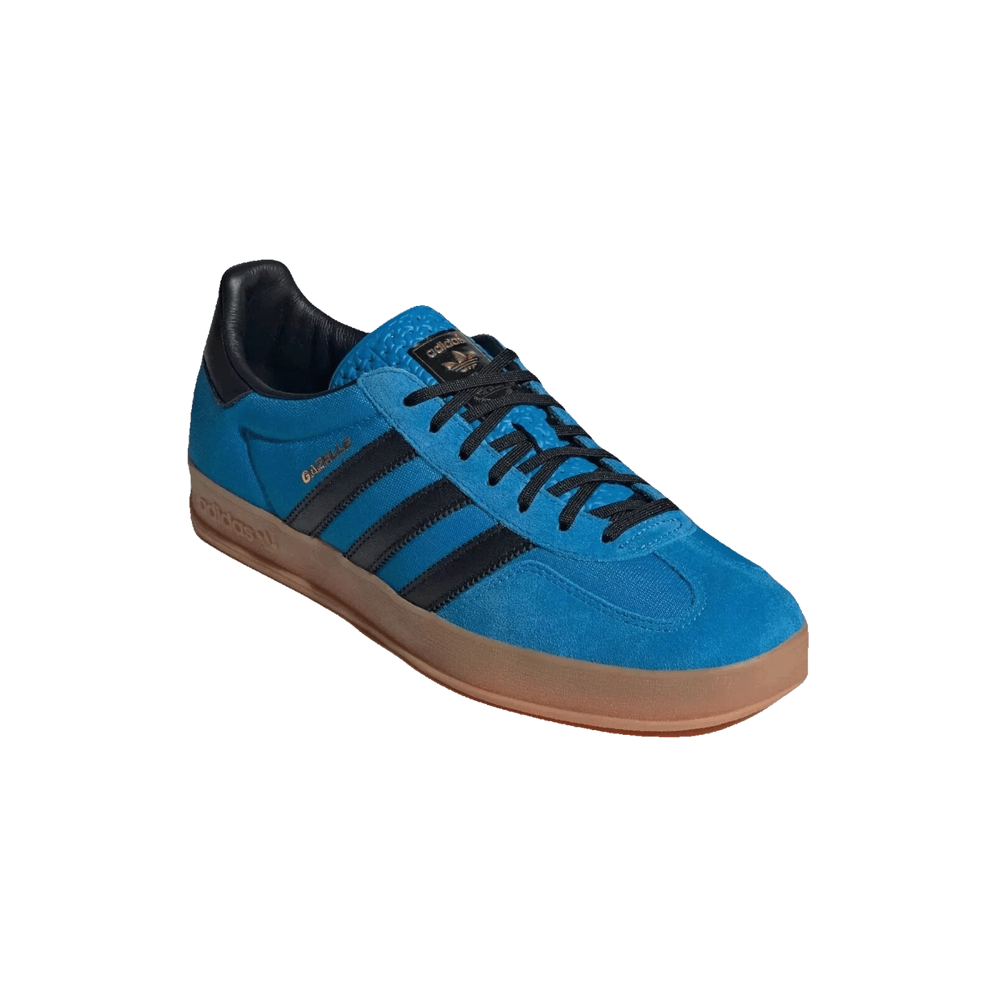 adidas Gazelle Indoor Bright Blue Black Gum Side