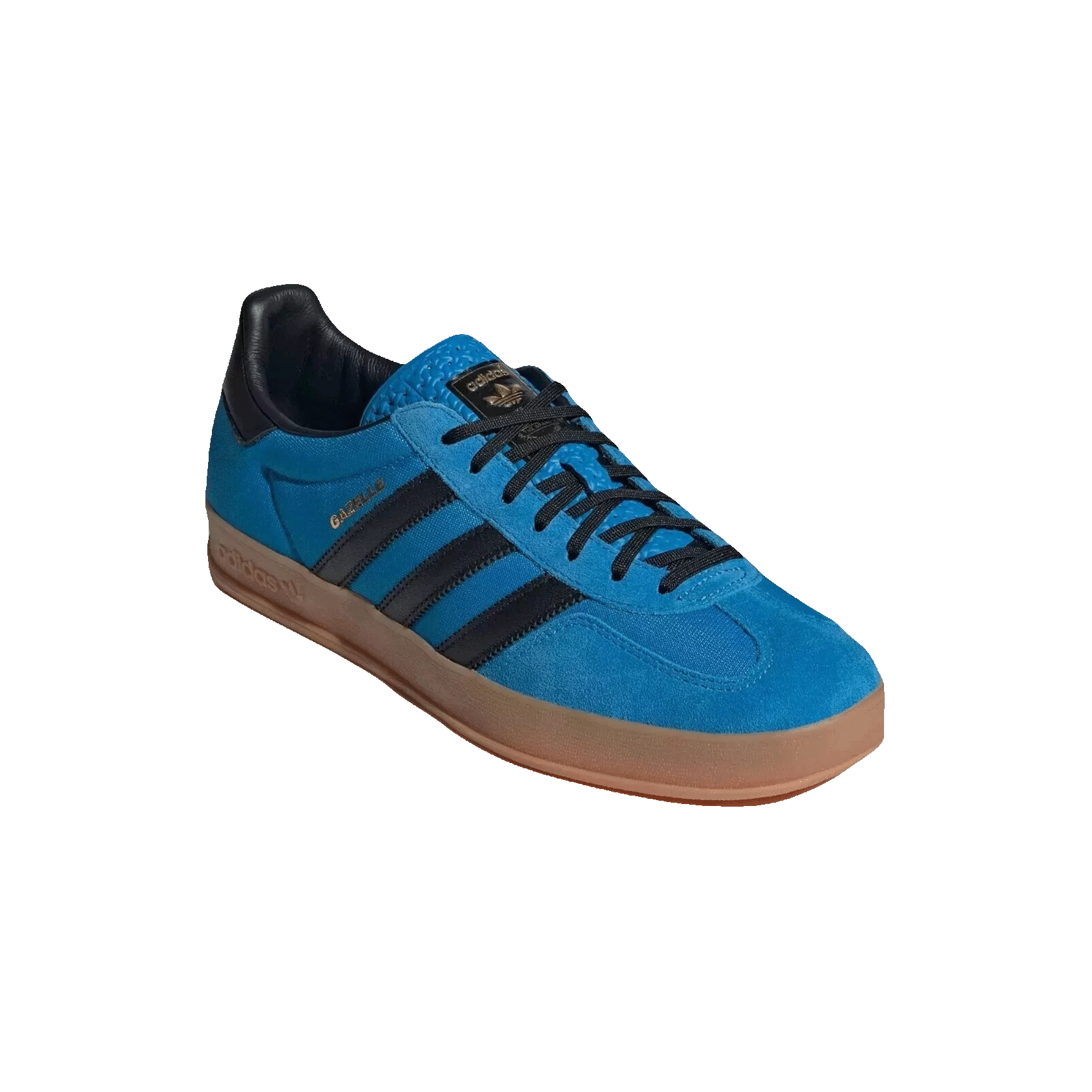 adidas Gazelle Indoor Bright Blue Black Gum Side
