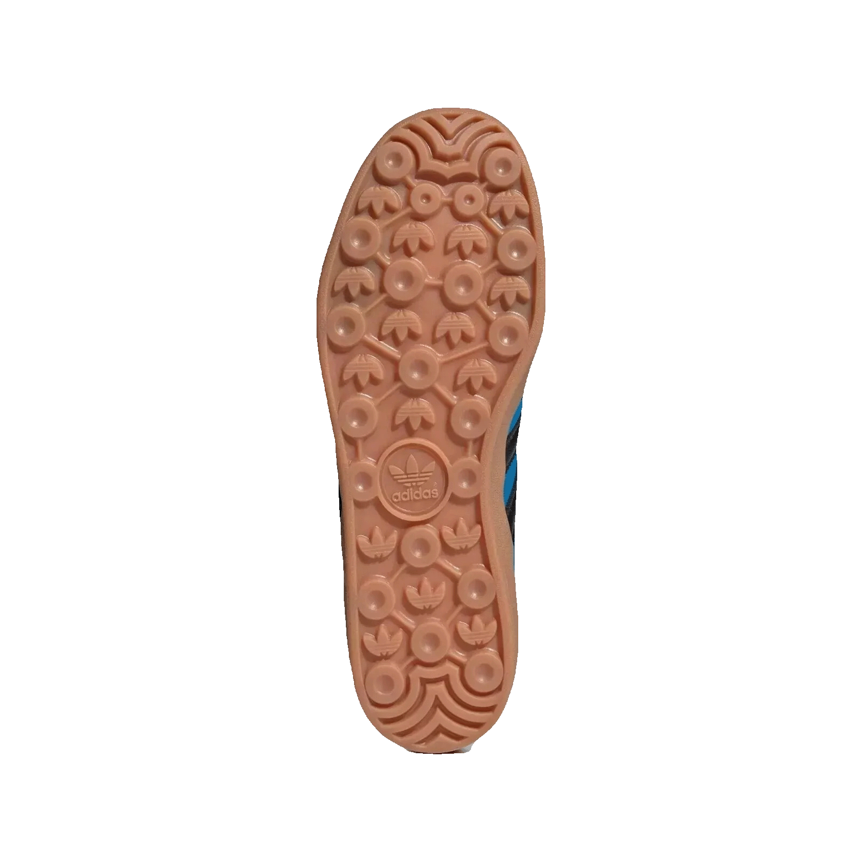 adidas Gazelle Indoor Bright Blue Black Gum Sohle