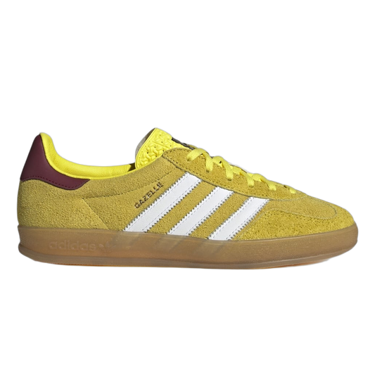 adidas Gazelle Indoor Bright Yellow Collegiate Burgundy (W) IE7003