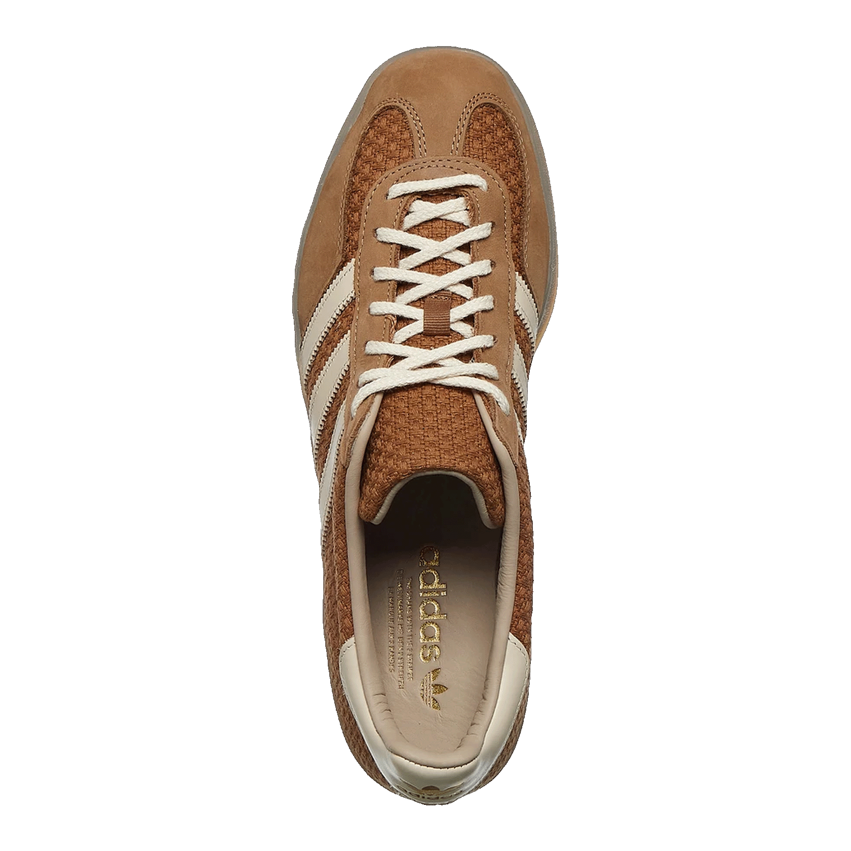 adidas Gazelle Indoor Brown Desert Wonder White Oben