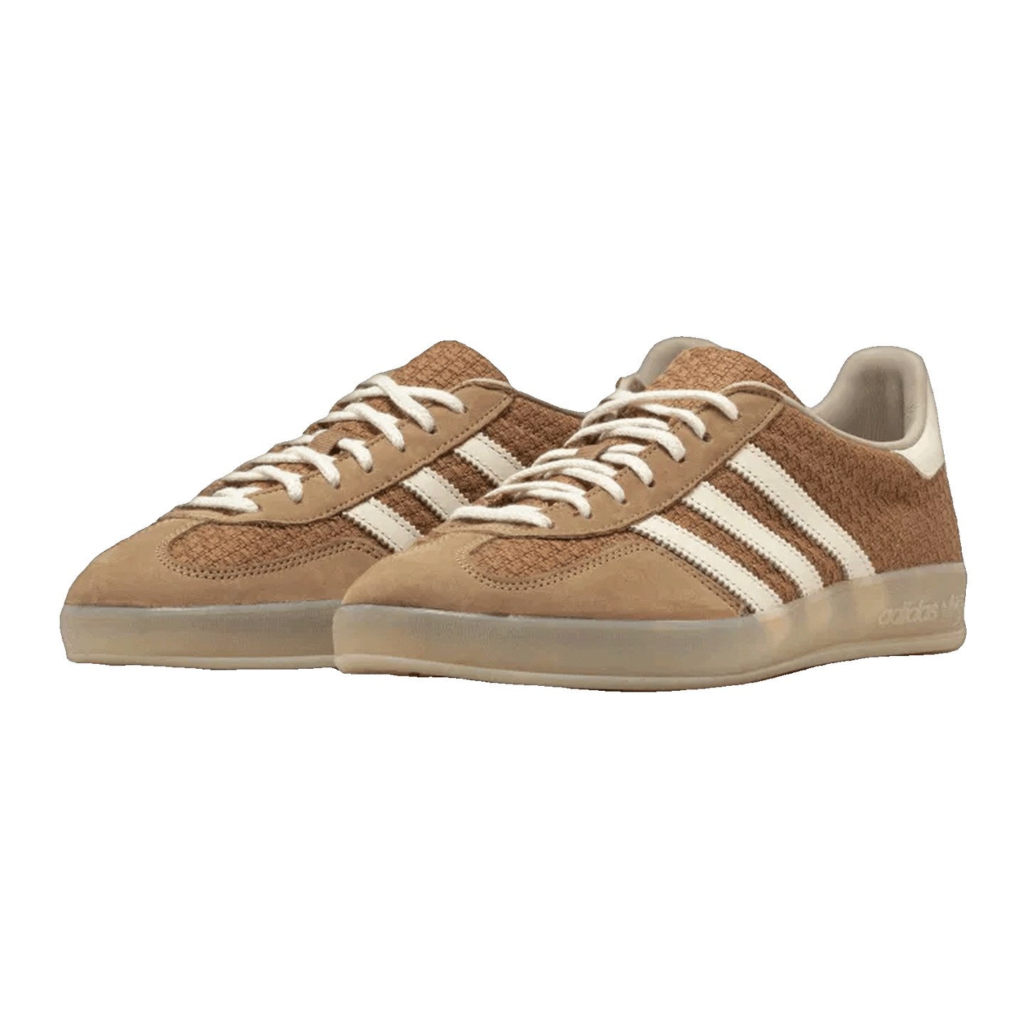 adidas Gazelle Indoor Brown Desert Wonder White Side