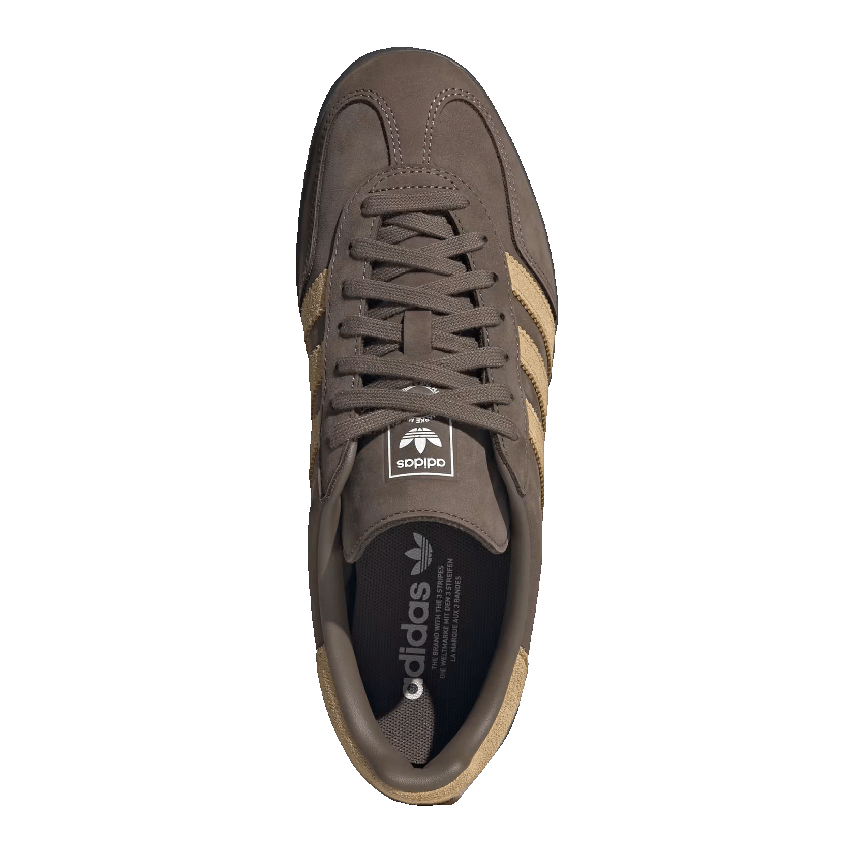 adidas Gazelle Indoor Cargo Brown Golden Beige Oben JQ8386