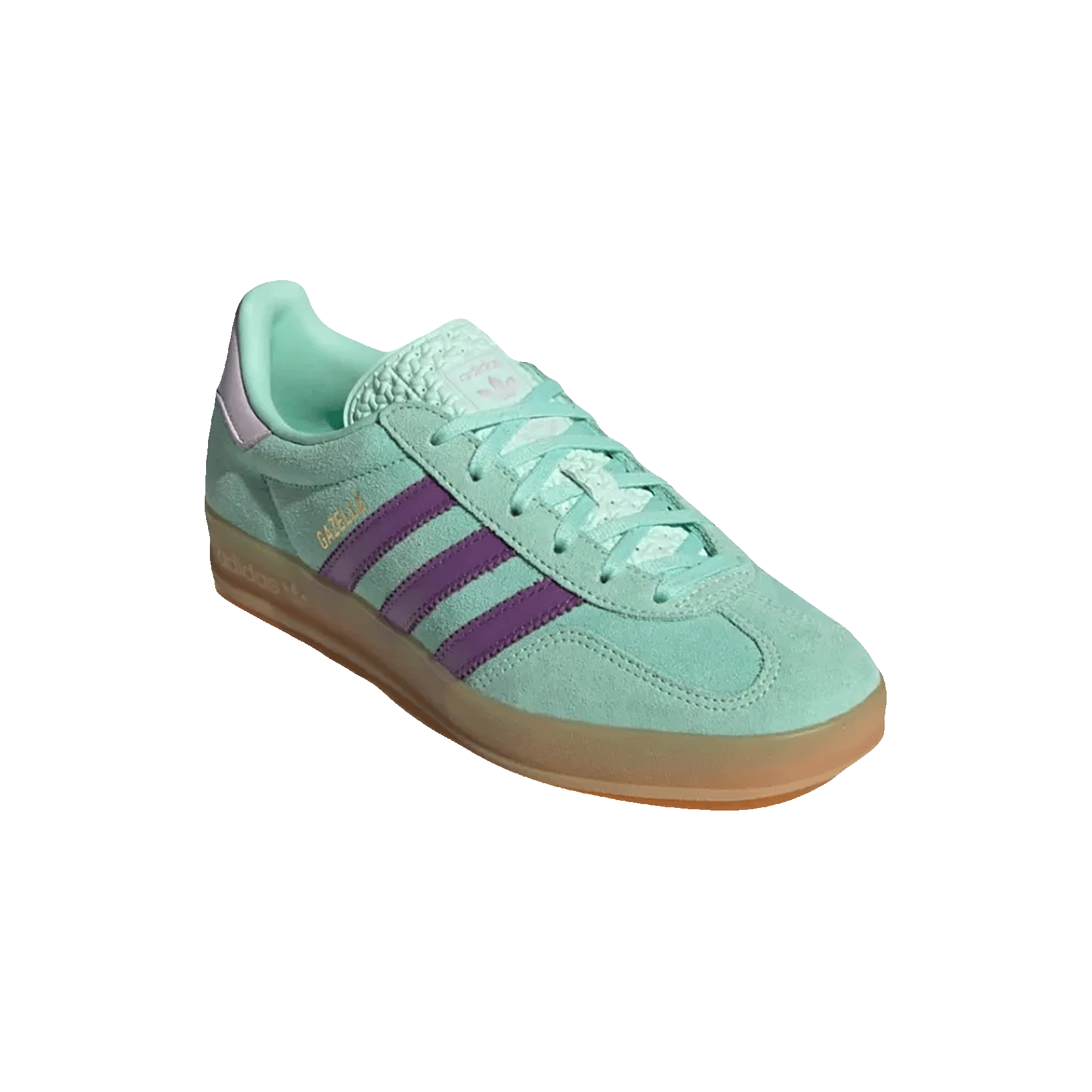 adidas Gazelle Indoor Clear Mint Active Purple (W) Side