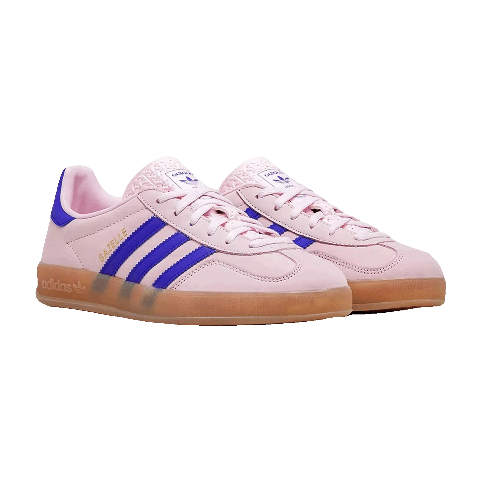 adidas Gazelle Indoor Clear Pink Lucid Blue (W) Side