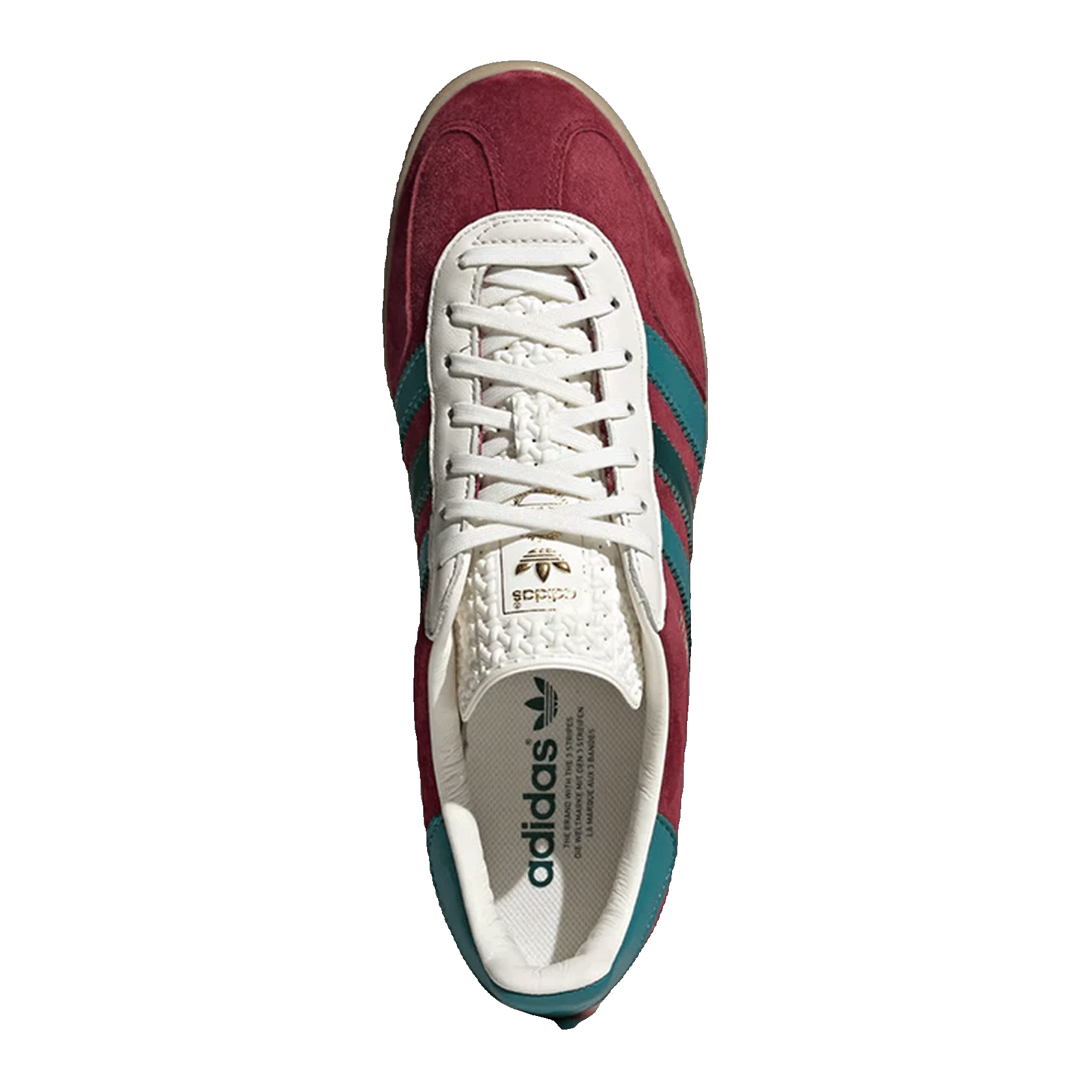 adidas Gazelle Indoor Collegiate Burgundy Arctic Fusion Oben IG4996