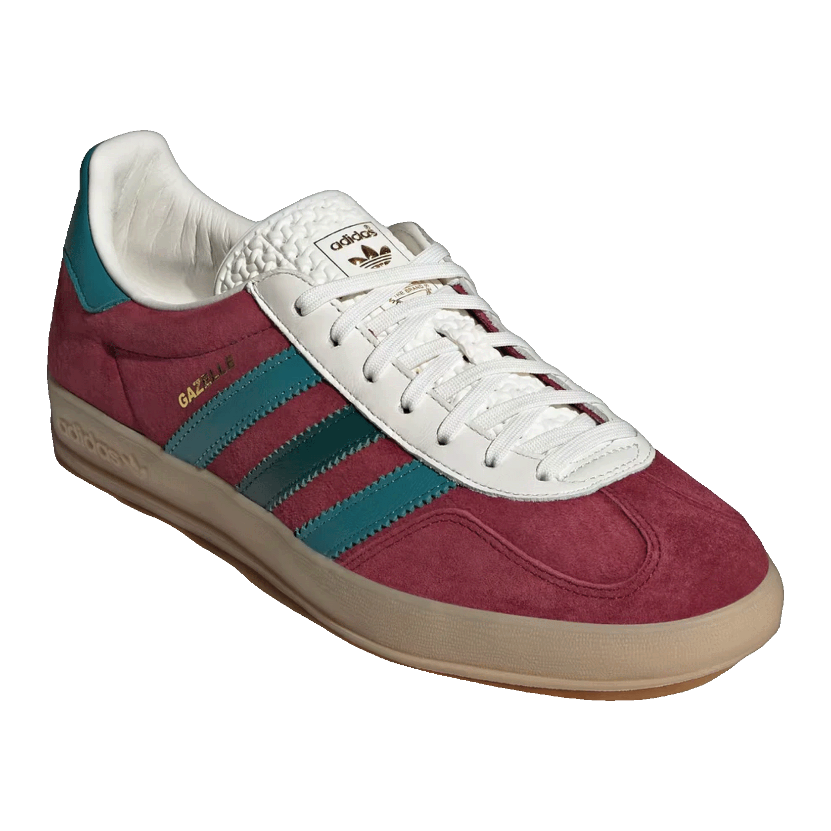 adidas Gazelle Indoor Collegiate Burgundy Arctic Fusion Side IG4996