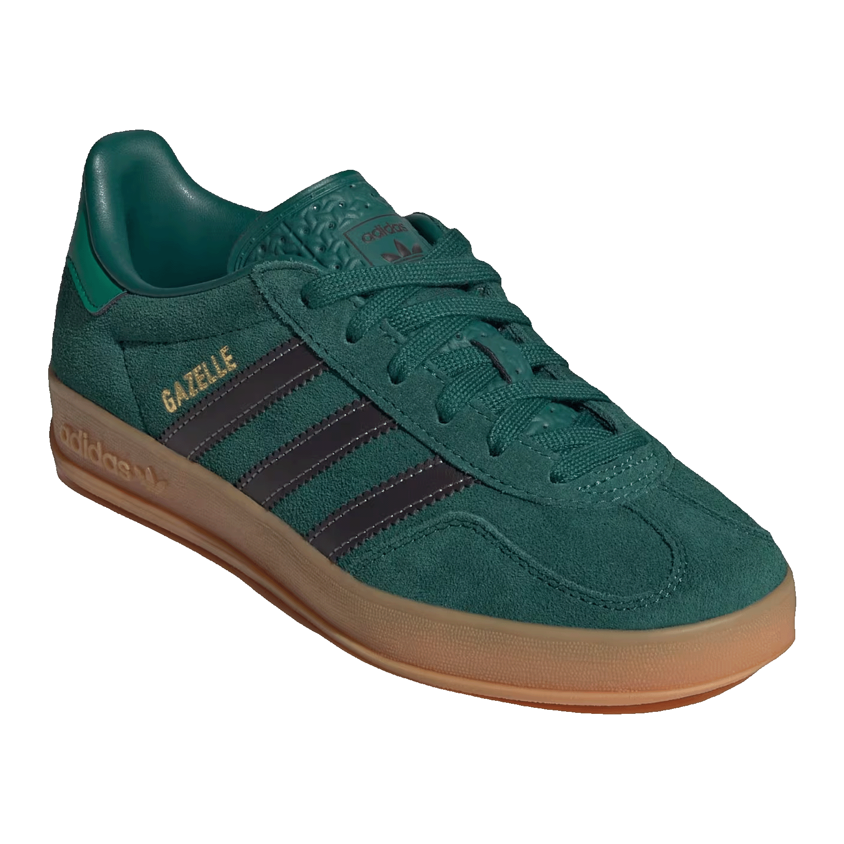 adidas Gazelle Indoor Collegiate Green Aurora Coffee (GS) Side IH6449