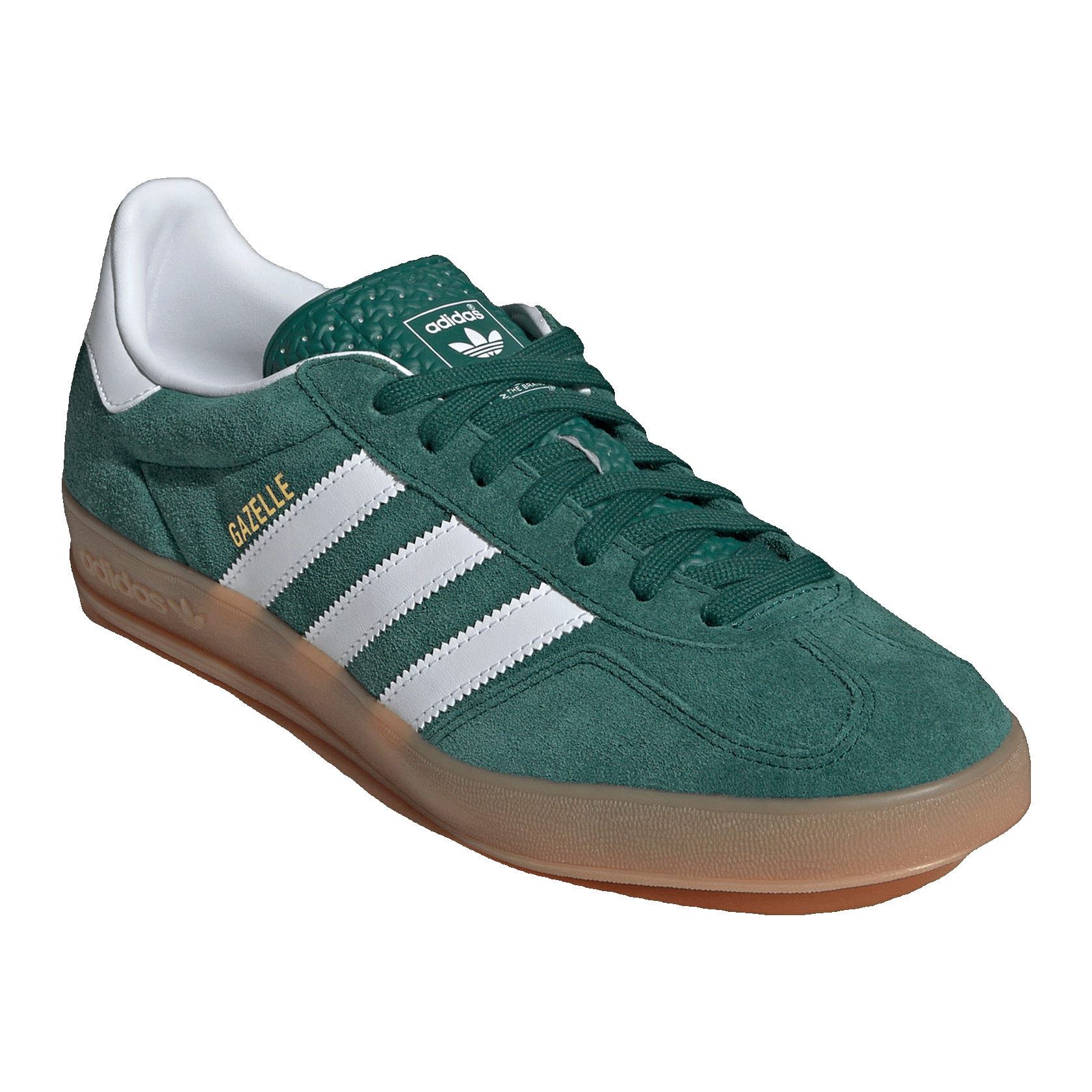 adidas Gazelle Indoor Collegiate Green Cloud White Gum Side JI2062