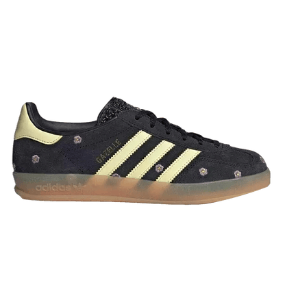 adidas Gazelle Indoor Core Black Almost Yellow Floral (W)