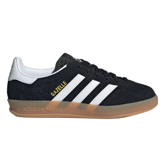 adidas Gazelle Indoor Core Black Cloud White Gum (GS) JQ8701