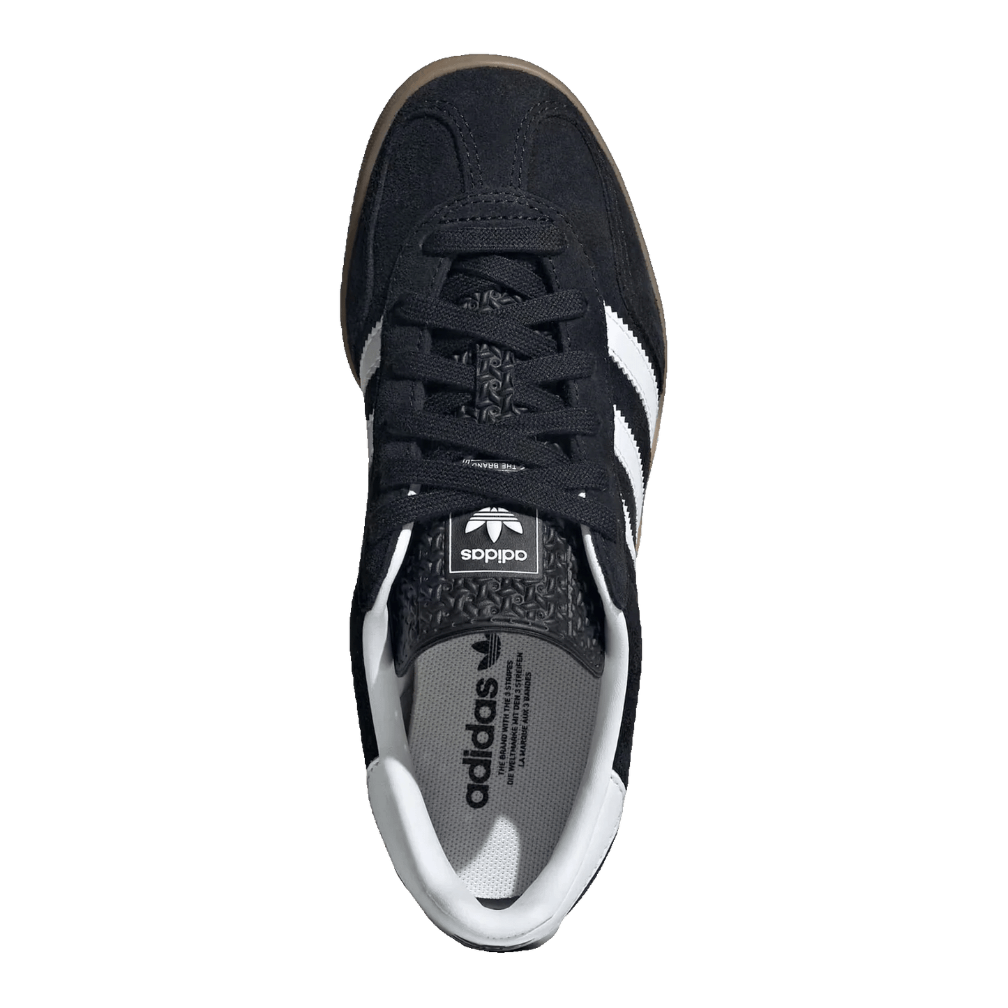 adidas Gazelle Indoor Core Black Cloud White Gum (GS) Oben JQ8701