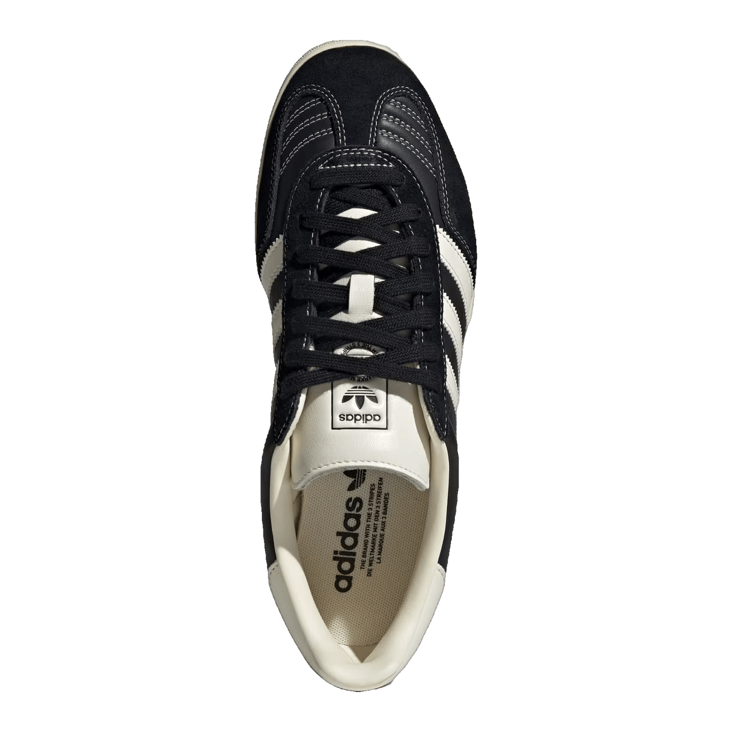 adidas Gazelle Indoor Core Black Cream White Gold Metallic Oben