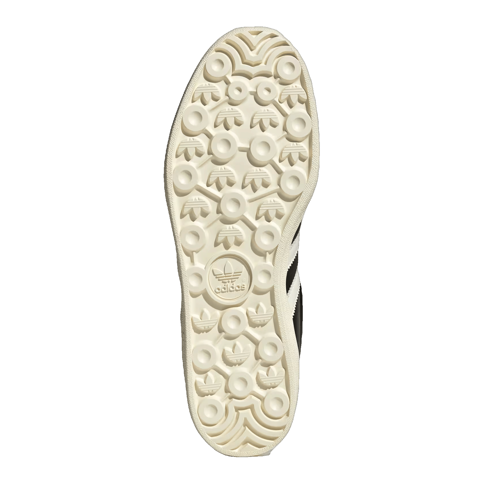 adidas Gazelle Indoor Core Black Cream White Gold Metallic Sohle