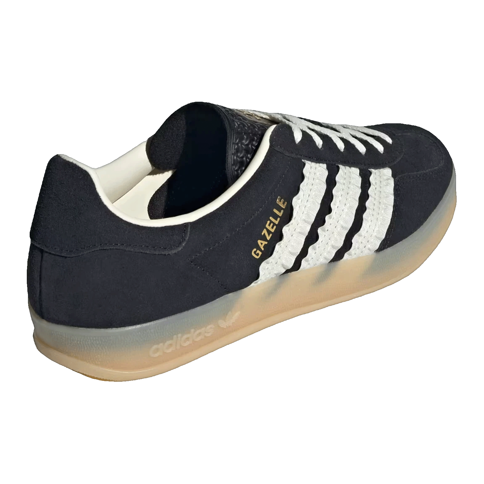 adidas Gazelle Indoor Core Black Cream White Gum (W) Back JS1412