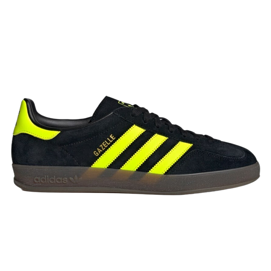 adidas Gazelle Indoor Core Black Solar Yellow Cloud White JR3841