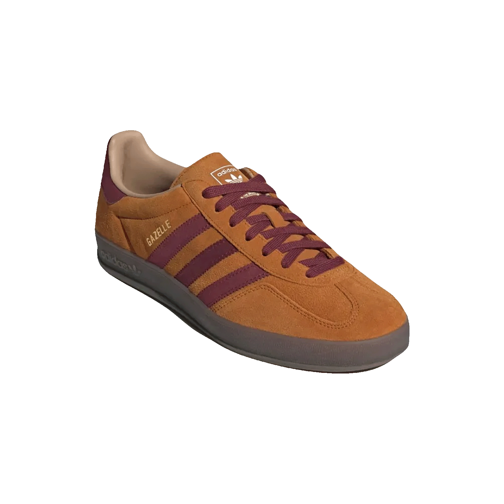 adidas Gazelle Indoor Craft Ochre Shadow Red Warm Sandstone Side