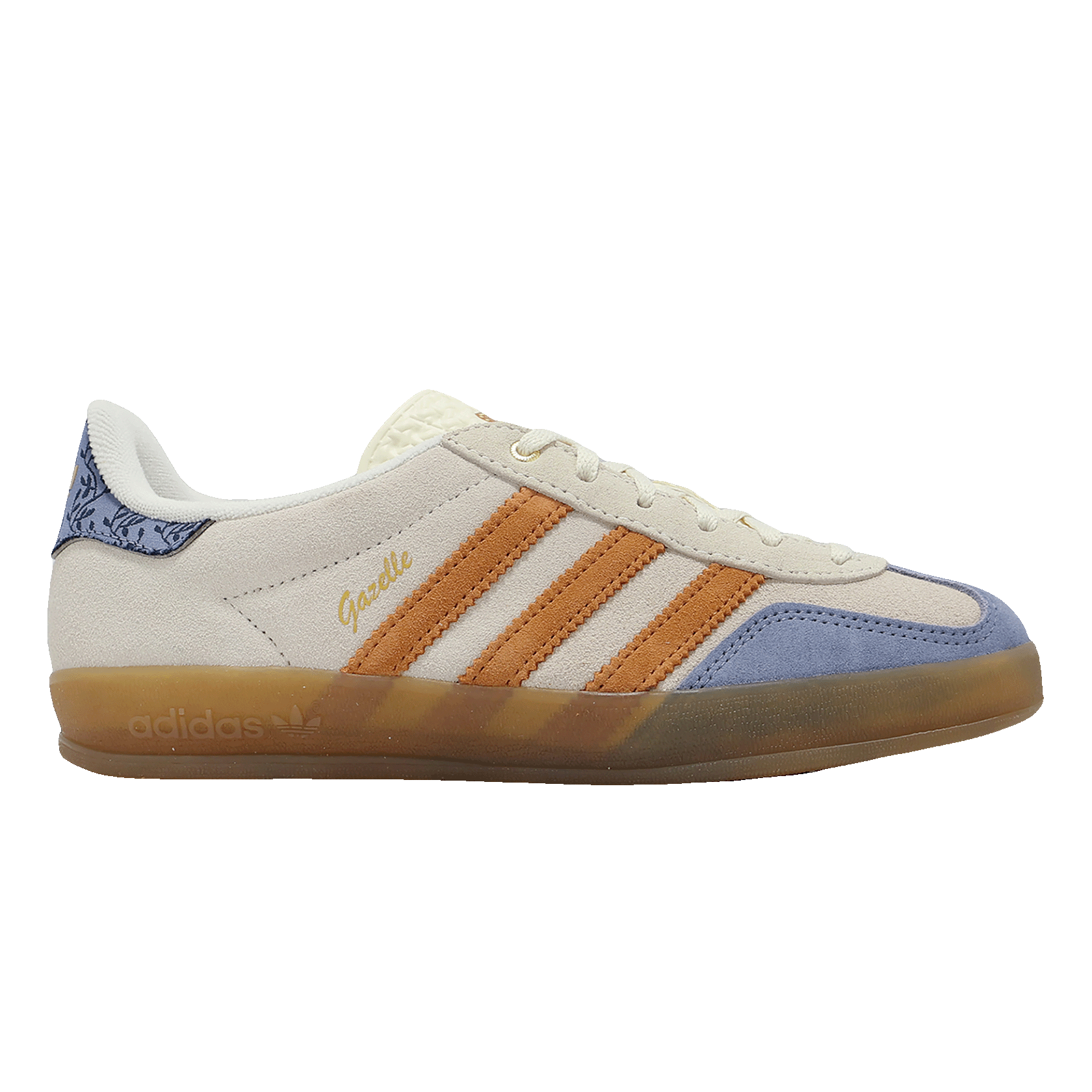 adidas Gazelle Indoor Cream White Blue Orange