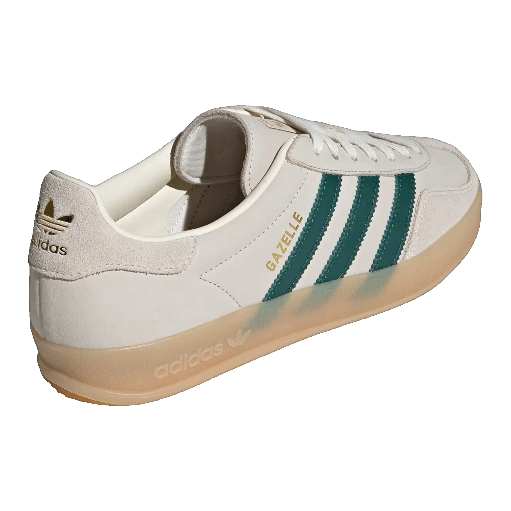 adidas Gazelle Indoor Cream White Green Gum Back IH9675
