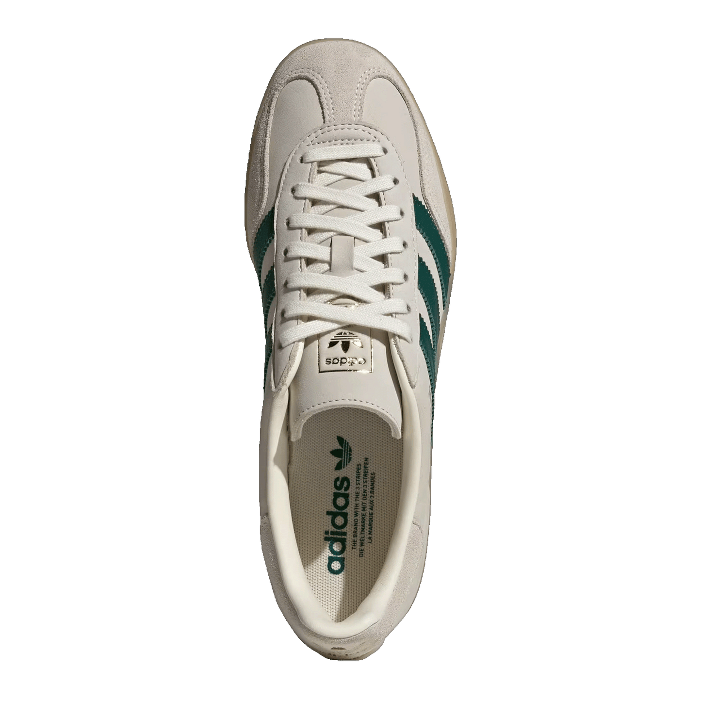 adidas Gazelle Indoor Cream White Green Gum Oben IH9675