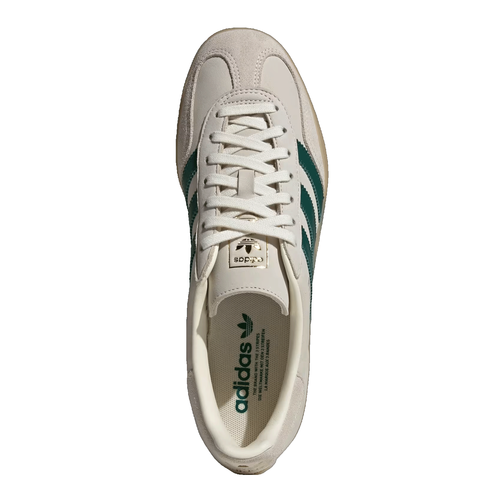 adidas Gazelle Indoor Cream White Green Gum Oben IH9675