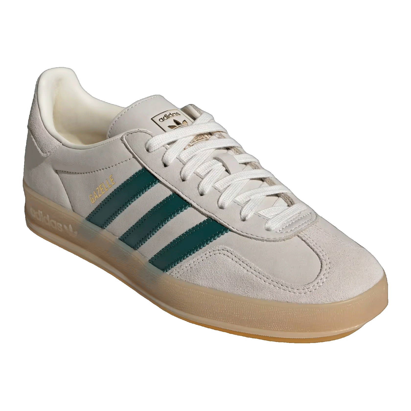 adidas Gazelle Indoor Cream White Green Gum Side IH9675