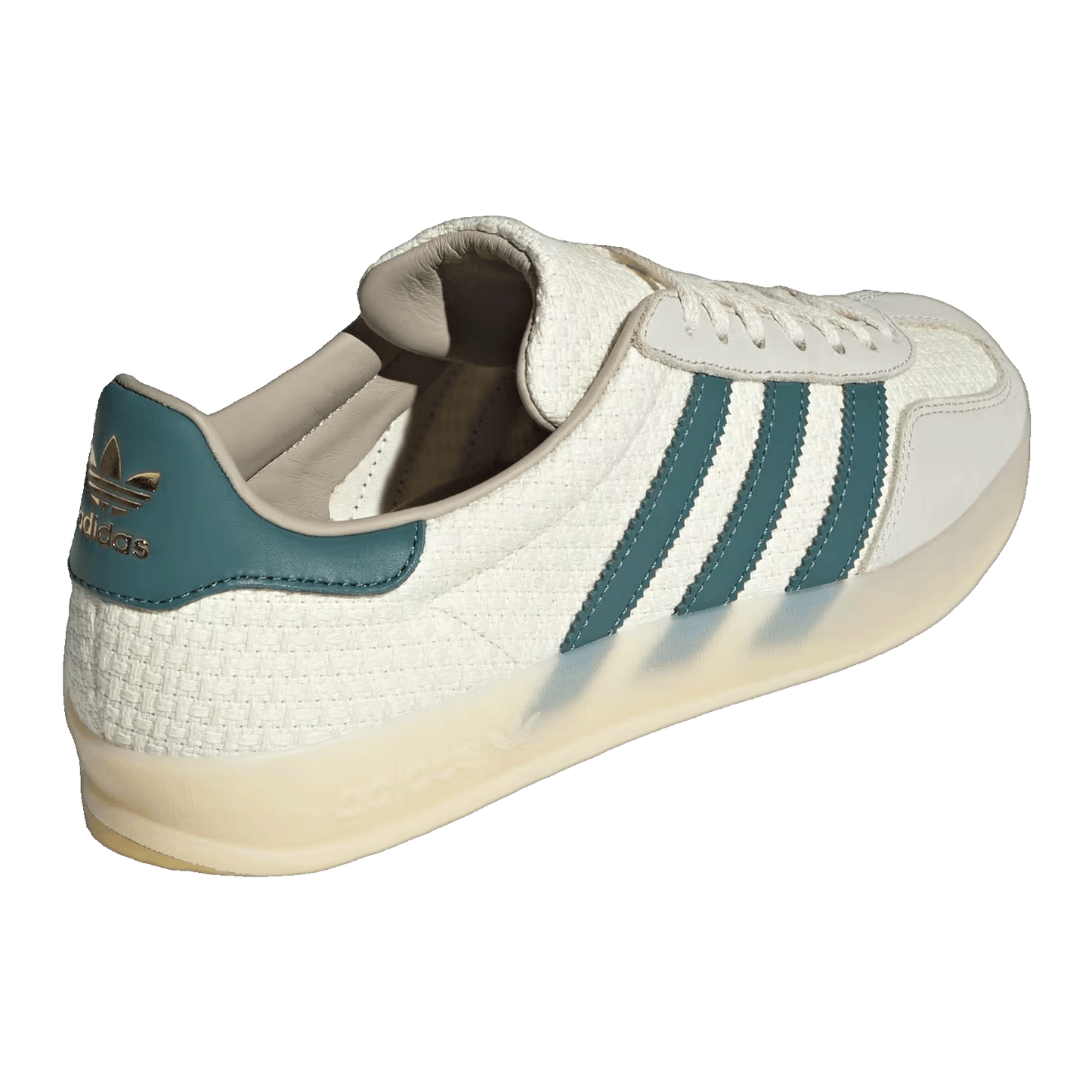 adidas Gazelle Indoor Cream White Preloved Teal Back JR3837