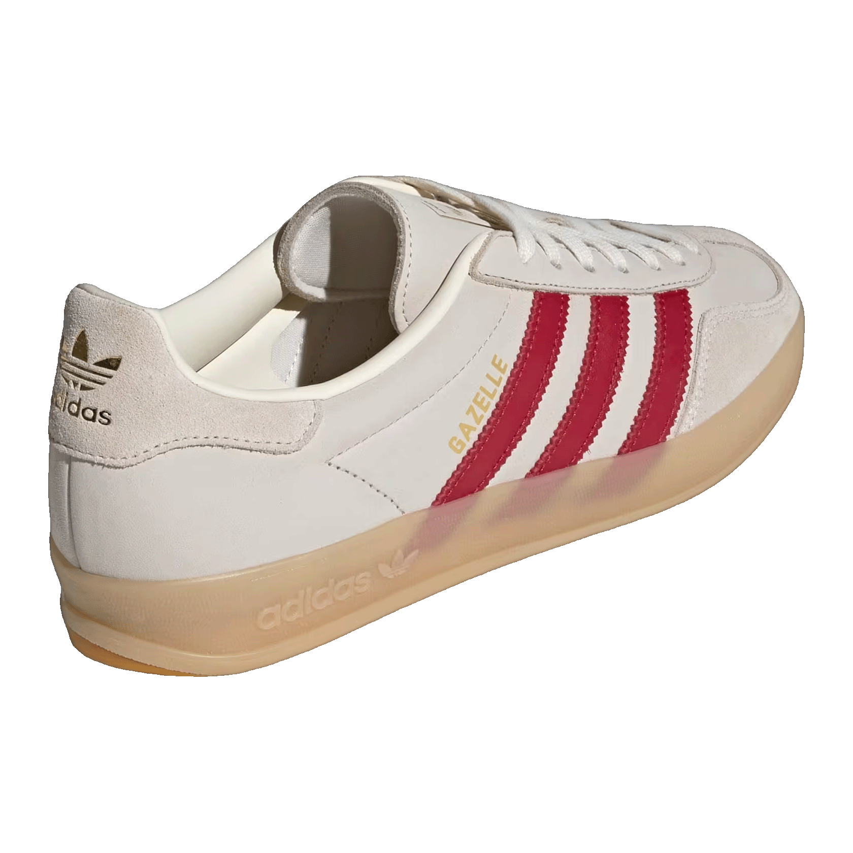 adidas Gazelle Indoor Cream White Red Gum Back IH9676