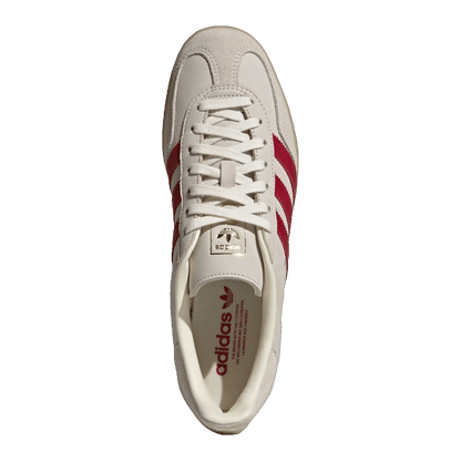 adidas Gazelle Indoor Cream White Red Gum Oben IH9676