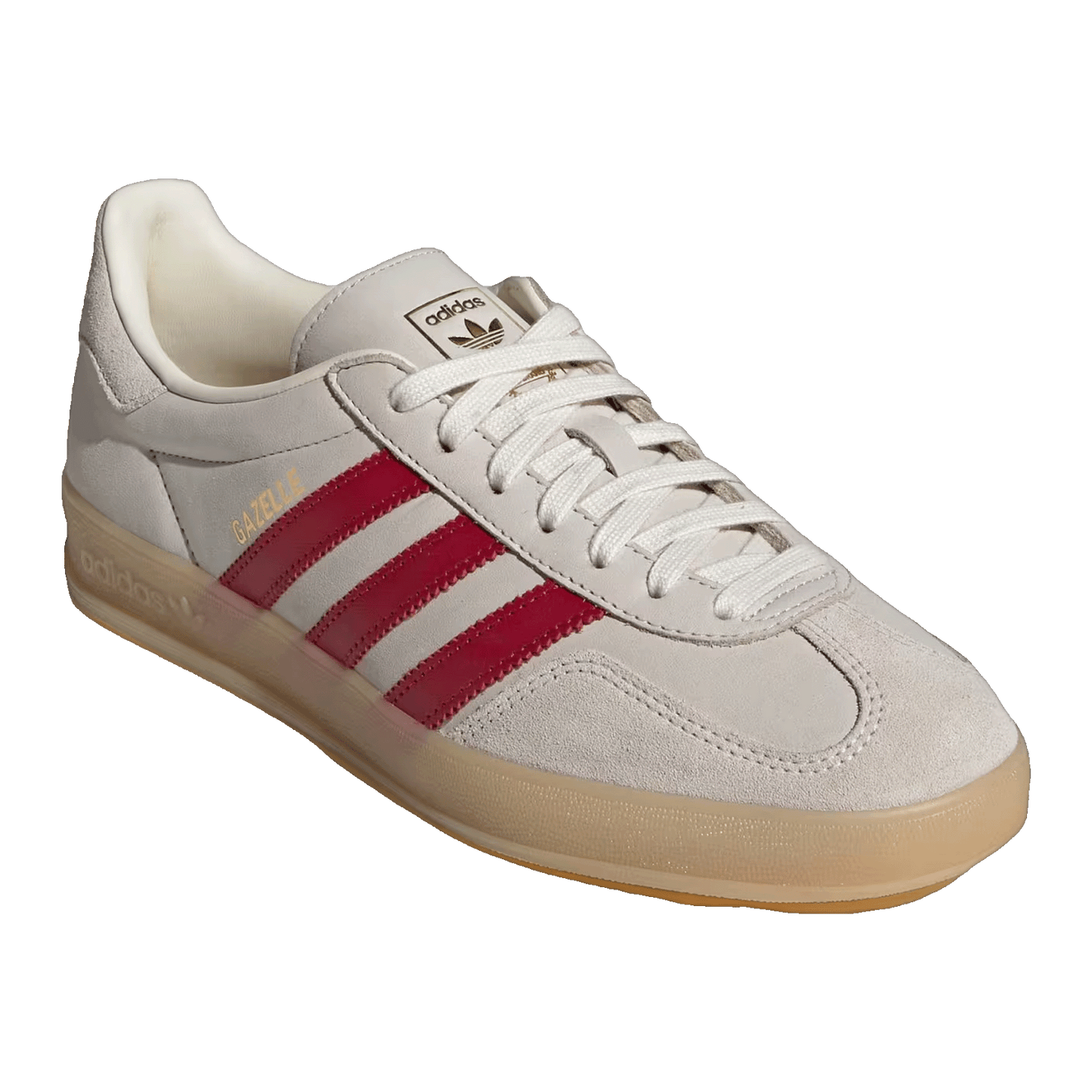 adidas Gazelle Indoor Cream White Red Gum Side IH9676
