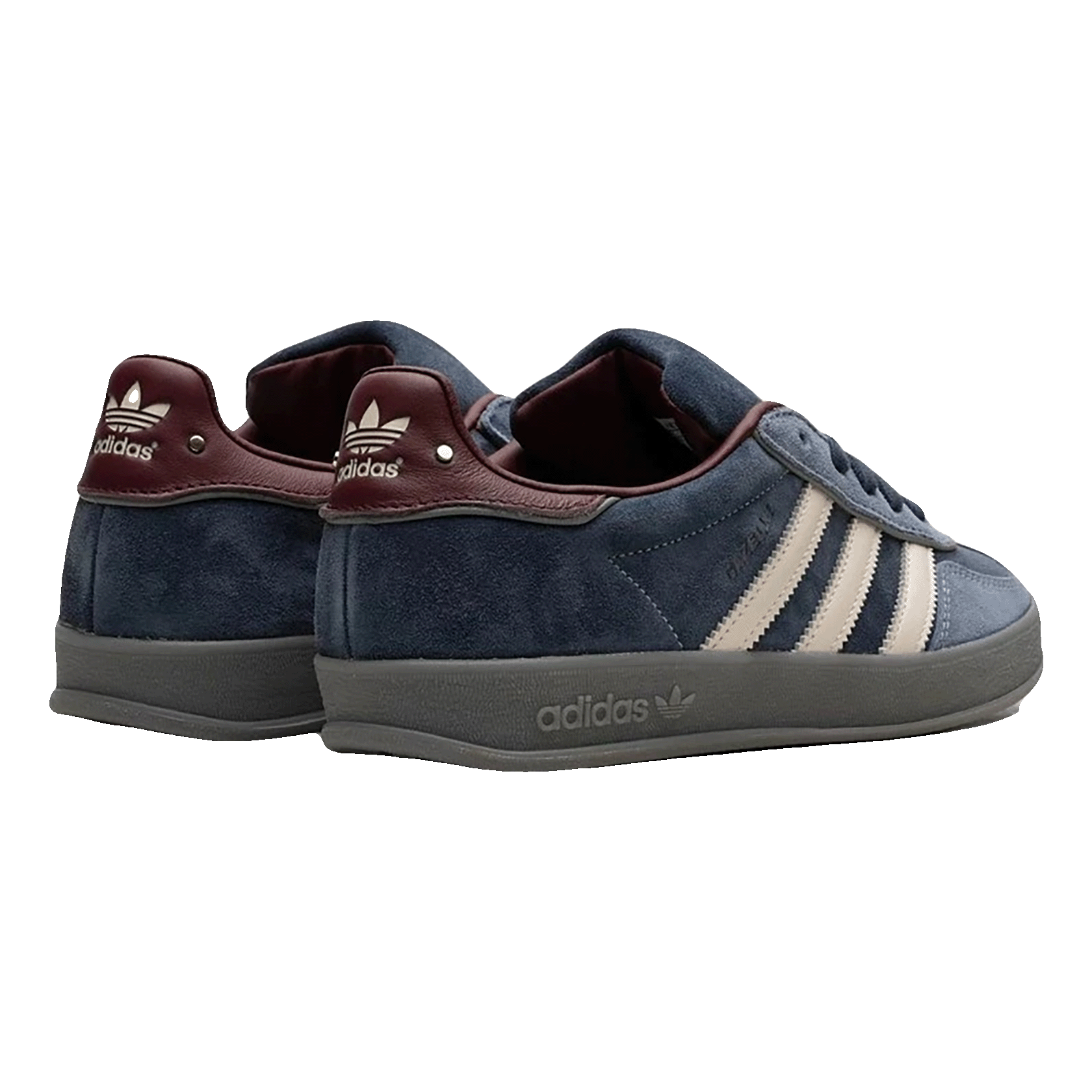 adidas Gazelle Indoor Crew Navy Burgundy Back