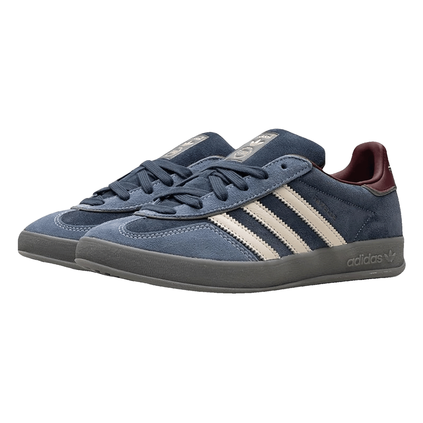 adidas Gazelle Indoor Crew Navy Burgundy Side
